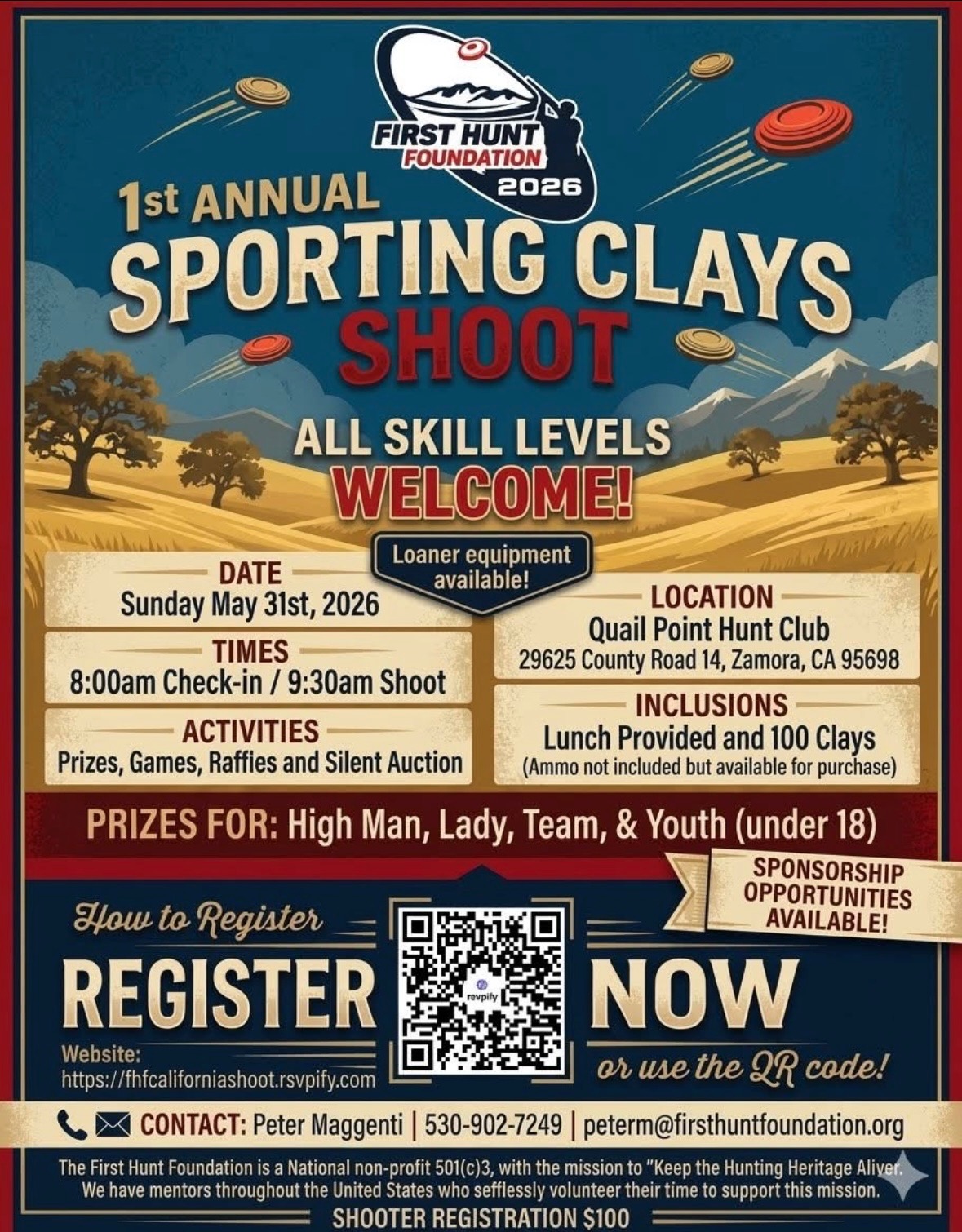 Annual Sporting Clays Shoot - California